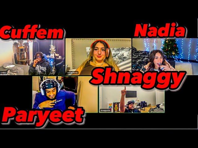 Cuffem, ShnaggyHose, Nadia And Paryeet PLAY (Smash, Marry, Kill) On Twitch