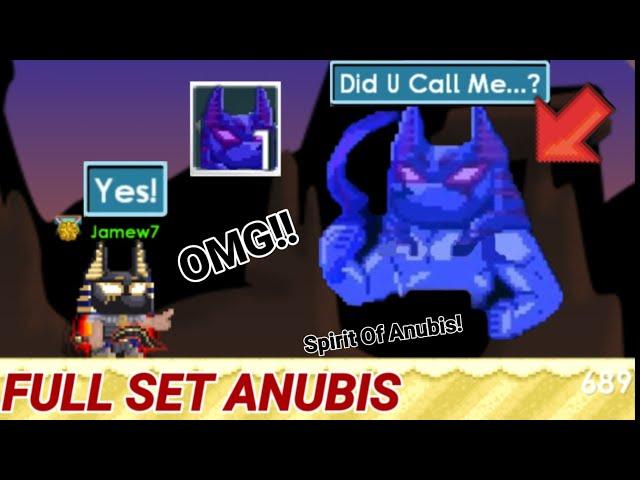 "I GOT FULL ANUBIS SET!" OMG!! (DID I GET SPIRIT OF ANUBIS?) - Growtopia