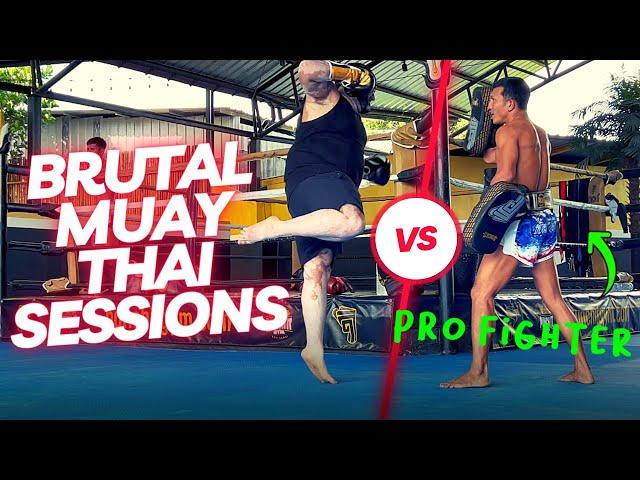 Muay Thai Review IT'S BRUTAL!  15KG Weight Loss | Punchit Koh Samui