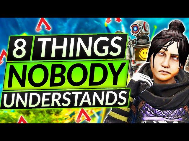 8 THINGS NOBODY UNDERSTANDS in Apex Legends - 8 TIPS to RANK UP FAST - Update Guide