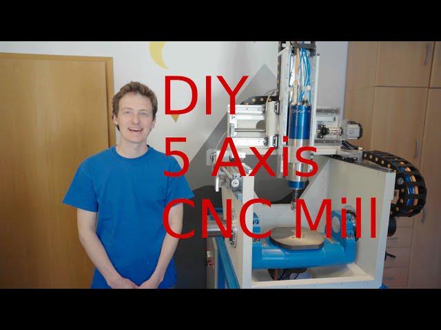 Home build 5 axis cnc mill