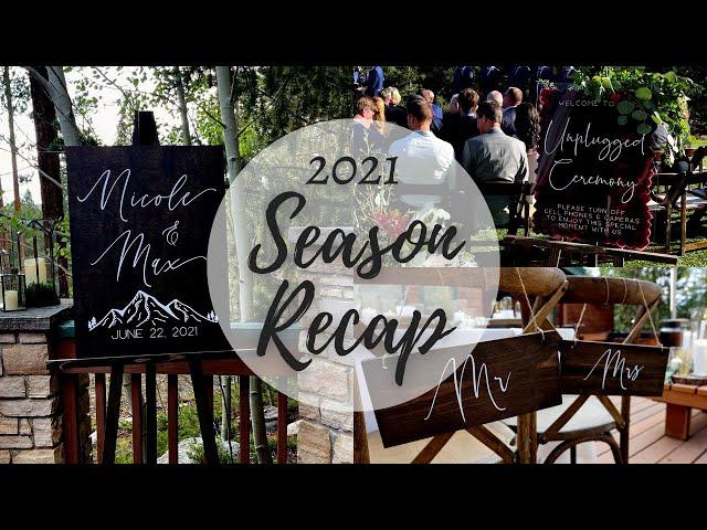 2021 Wedding Season Recap  ALL MY CRICUT WEDDING PROJECTS 