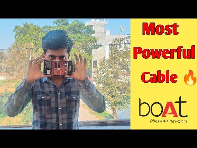 Unbreakable Micro USB Cable | BoAt Rugged cable 