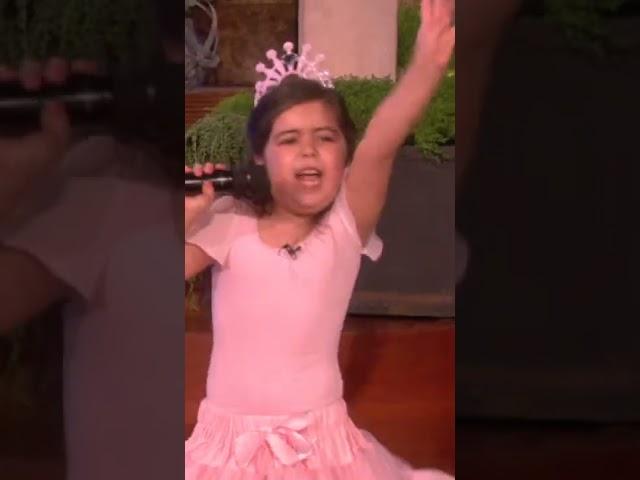 Then and now: Sophia Grace and Rosie performing Super Bass #ellen #shorts