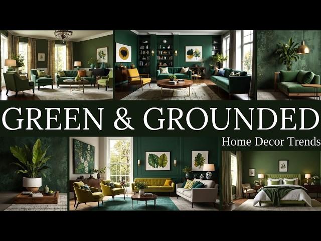 Green & Grounded: Designing Interiors with Nature’s Hues | 2025 Home Decor Trends