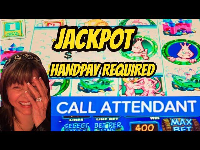 JACKPOT HANDPAY! $4 BET-AMAZING SEA MONKEYS ON FIRE