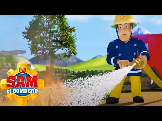 Combatir el fuego con agua | Oficial de Sam el Bombero | Dibujos animados