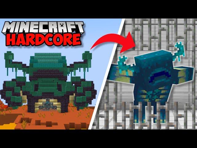 I Trapped THE WARDEN in Minecraft 1.19 Hardcore (#44)