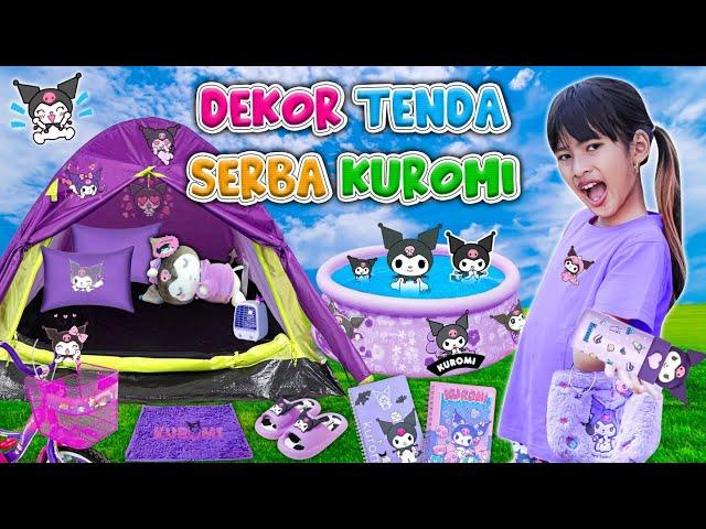 DISTA DEKOR TENDA SERBA KUROMI!! SEMUANYA SERBA UNGU #trending #viralvideo