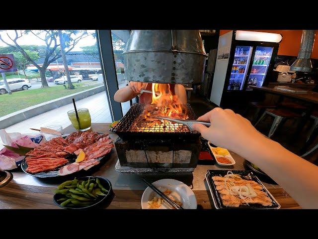 Japanese All-You-Can-Eat Charcoal BBQ Buffet