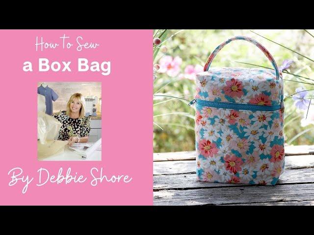 How to sew a simple box bag by Debbie Shore