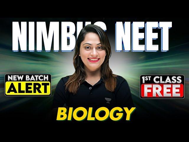 Nimbus NEET Batch: First FREE Biology Class for Class 10 | Shivangi Ma'am