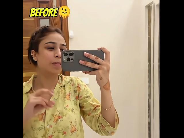 Ghazal Before Make up x After!️#rajab #rajabfamily #viralvideo #rajabfamilyshorts