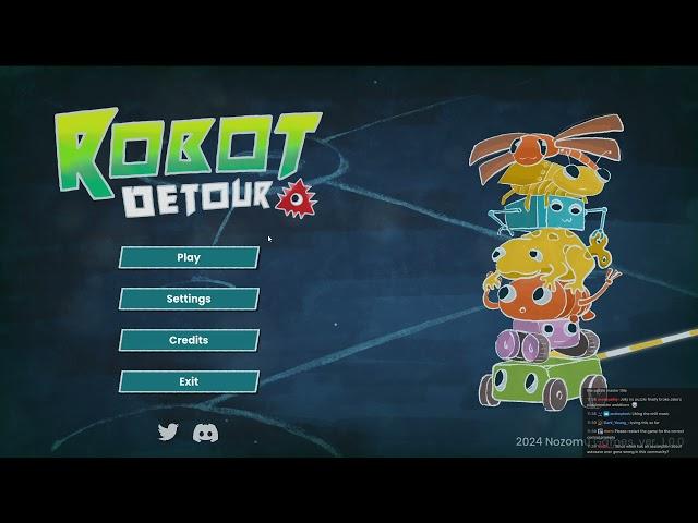 Light Puzzling in Robot Detour