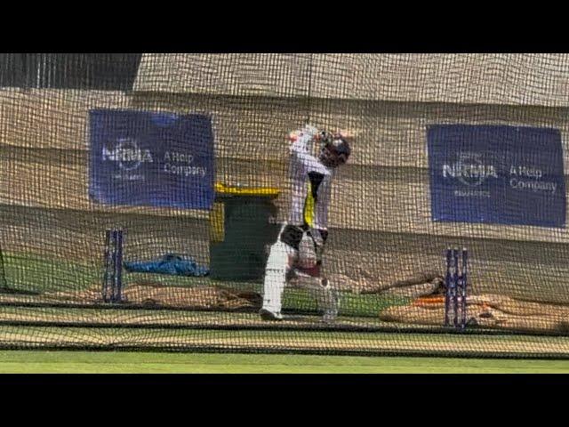 Watch: Rishabh Pant batting practice at Perth