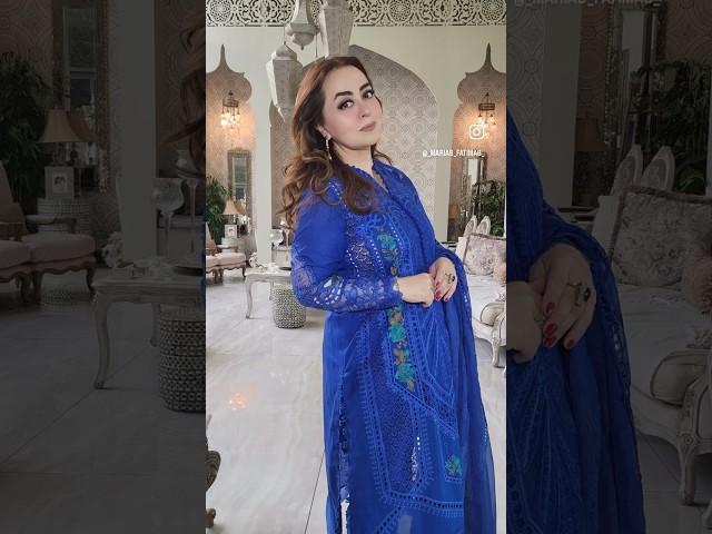 Maria b On Eid wearing Eid Collection #fashion #eidclothes #mariab