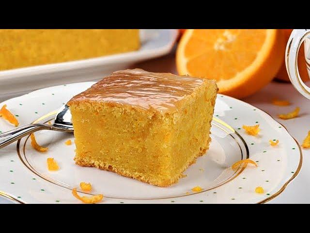 Whole orange cake: 3 ingredients /  So delicious! No eggs! It melts in your mouth