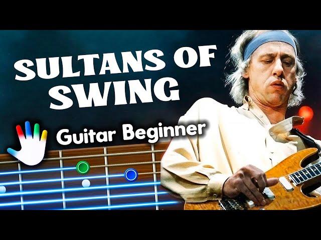 Sultans Of Swing Guitar Lessons for Beginners Dire Straits Tutorial | Easy Chords