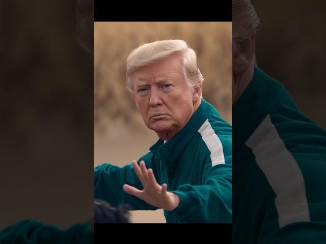트럼프 - 얼음 (Donald Trump - Hold ) 오징어게임