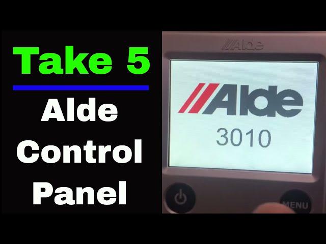 Take 5: Adle Heater/Water Heater Control Panel in a NuCamp Tab 400