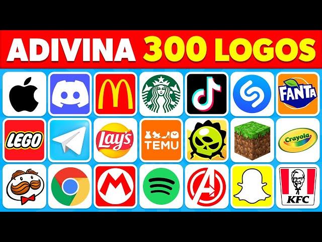  Adivina 300 Logos en 3 Segundos  | ¿Cuántas Marcas Conoces? 