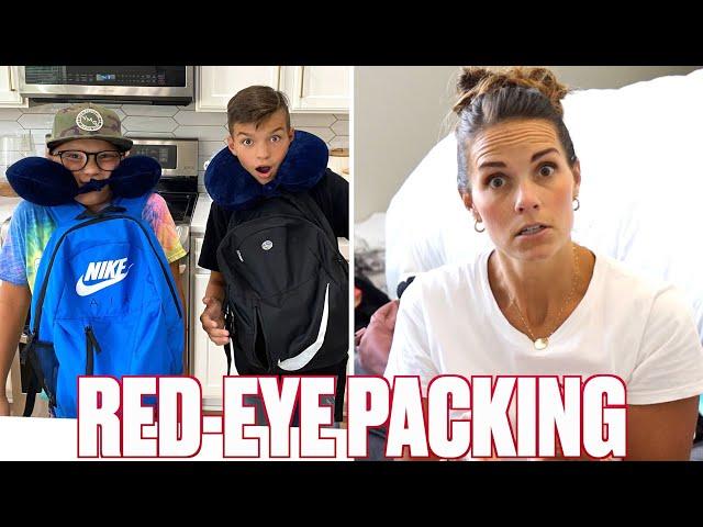 PACKING A FAMILY OF 7 FOR AN 8 DAY TROPICAL VACATION | CARRY-ON PACKING FOR RED EYE FLIGHT WITH KIDS