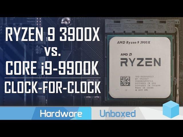 3rd Gen Ryzen IPC Test, 3900X & 3700X vs. Core i9-9900K