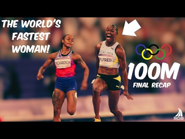 How is SHE the World’s FASTEST woman?! || An HONEST Olympic 100 meter final recap