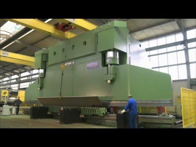 The World's Largest Press Brake Production Process. How Press Work In Heavy Industrial Production