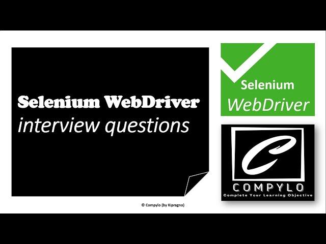 25+ Selenium WebDriver interview questions 4