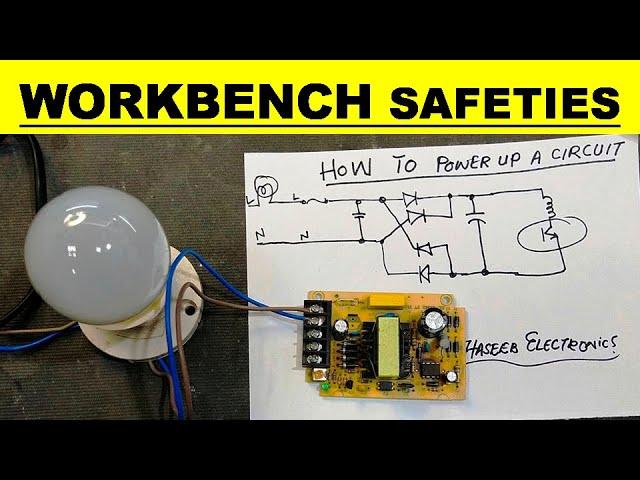 {683} How To Power Up A Circuit For Repair || Work Bench Safeties