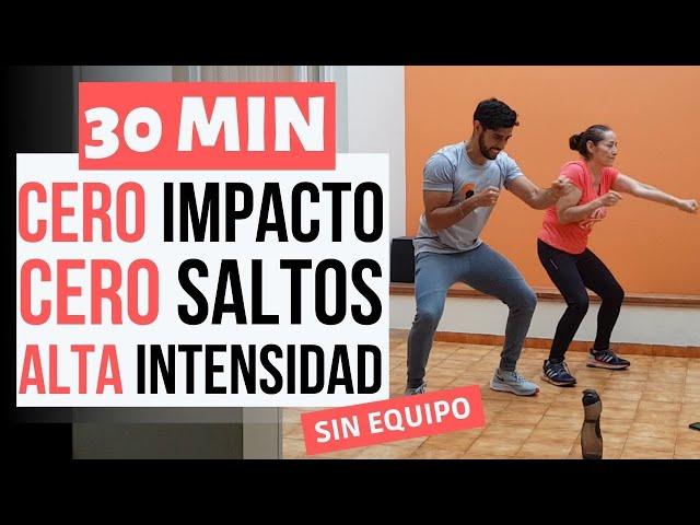 Reto 8 SEMANAS | 30 min Cardio HIIT en casa | Sin impacto Sin equipo Sin sentadillas ALTA INTENSIDAD