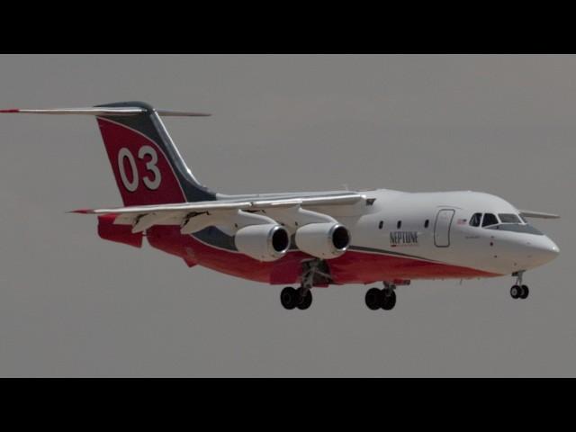 Intense Action: Lancaster (WJF) Airport Fire Planes in Action!