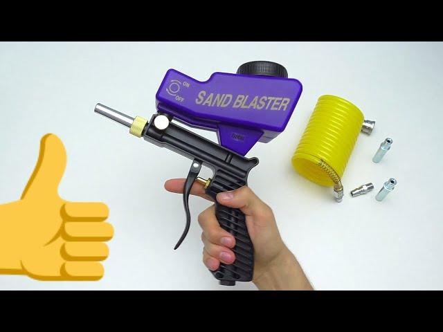 ПРОВЕРЯЕМ ПЕСКОСТРУЙ С ALIEXPRESS Sandblaster Gun LEMATEC