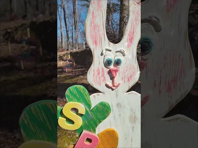 #diy #easter #yarddecor Video tutorial linked.