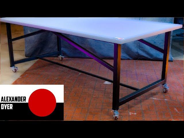 Alexander's Big Welded Work Table (4' X 8')