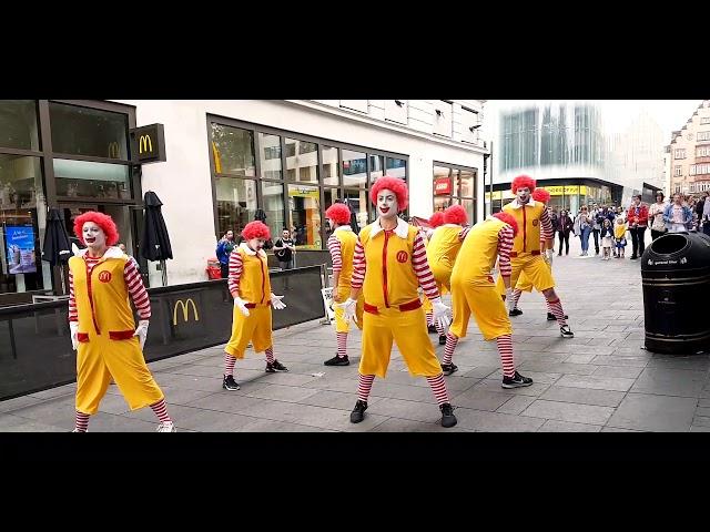 Flash Mob Dancers Against McDonald's Animal Welfare