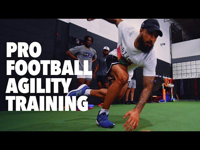 Change of Direction Training for Pro Football Players [Agility Breakdown]