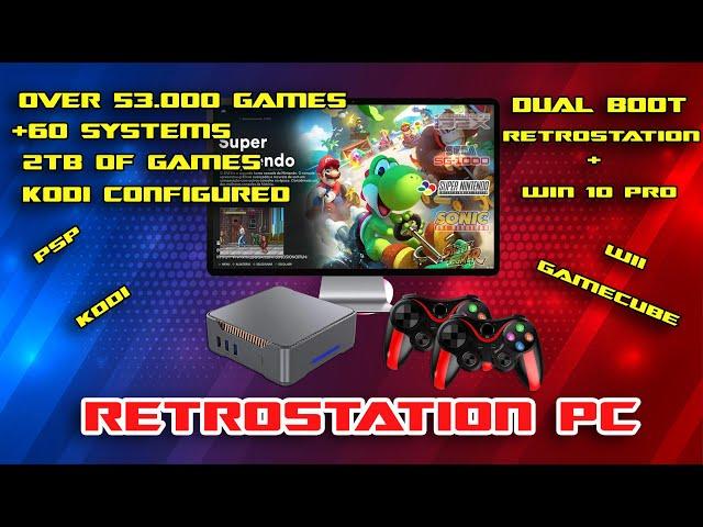 Unpacking RetroStation PC - Retro Gaming Console -  Over 53.000 Retro Games and +60 Systems