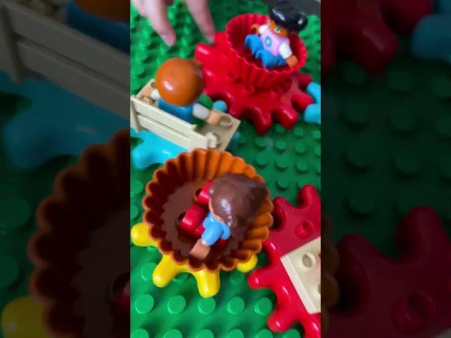 Engranajes #duplo #movimento #stem #conección #fun #lego #bricks #steam #shorts #gears