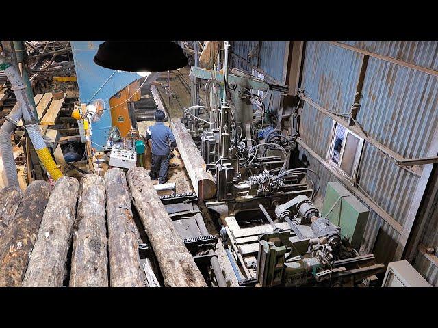 Amazing! The Process Of Making A Large Table In Korea. Korean Mass Production Plant For Lumber