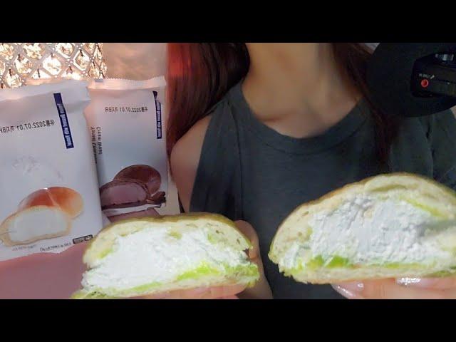 ASMR | Yonsei Milk Cream Bread️ MUKBANG | Eating Sounds | Real Sounds