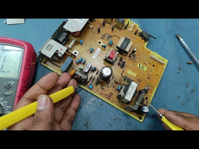 Hp laserjet dead printer power supply problem troubleshooting & repair