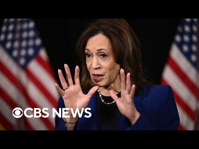 Harris on Trump comments about protecting women