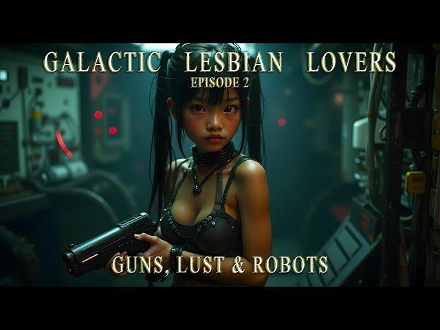 AI Generated Short Film - Guns, Lust & Robots - Galactic Lesbian Lovers [episode 2]