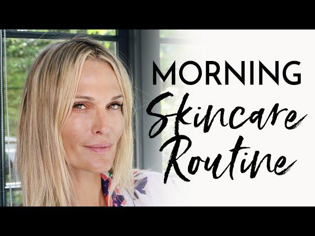 My Morning Skincare Routine Under 10 Minutes | Molly Sims 2018