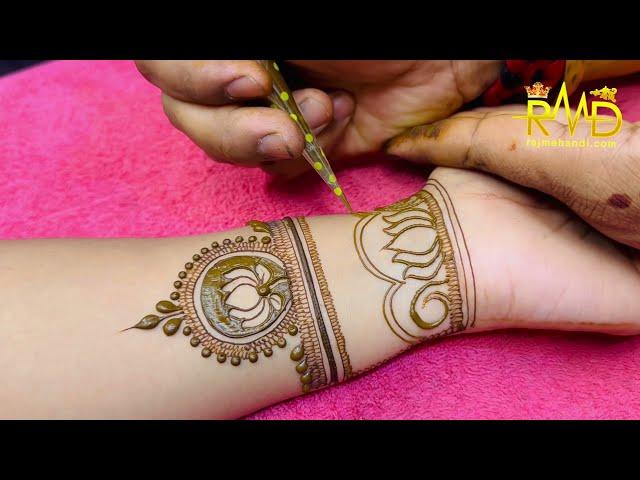 New Mehndi Design for front hand । Front Hand Henna Design । Full Mehndi design । New Mehndi class