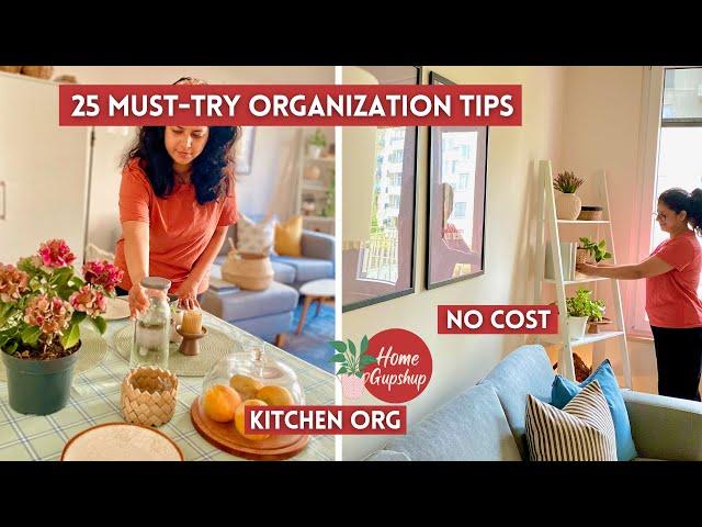 25 Must-Try Home Organization Hacks to Maximize Your Time and Space | Home Gupshup