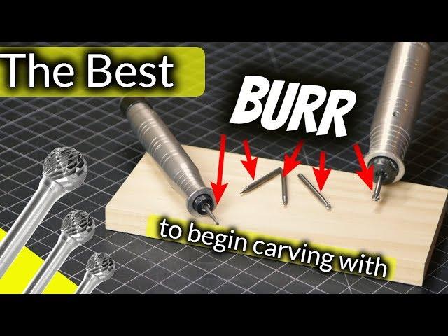 The Best Burr To Begin Wood Carving/Power Carving With