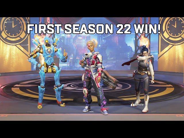 My First Win In Apex Legends Season 22 (Akimbo On New Map!)